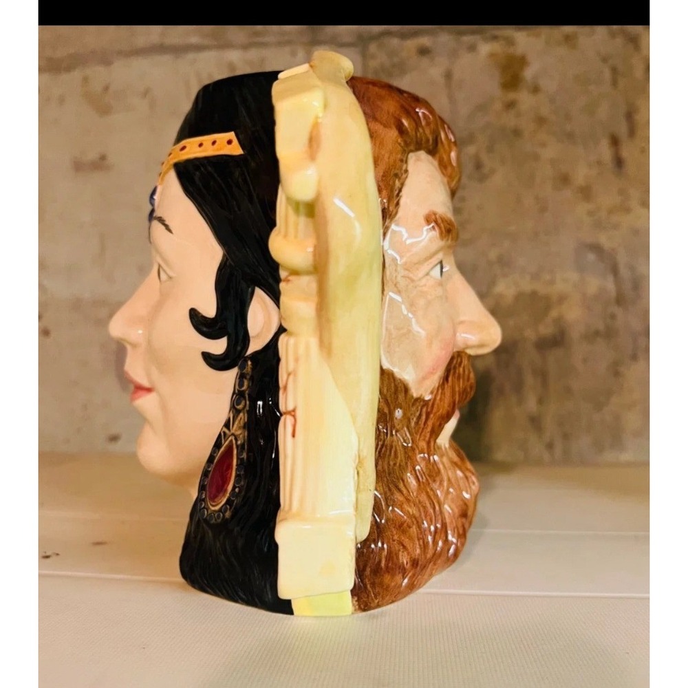 Royal Doulton Samson & Delilah Character Jug Star-Crossed Lovers D.6787 1987
